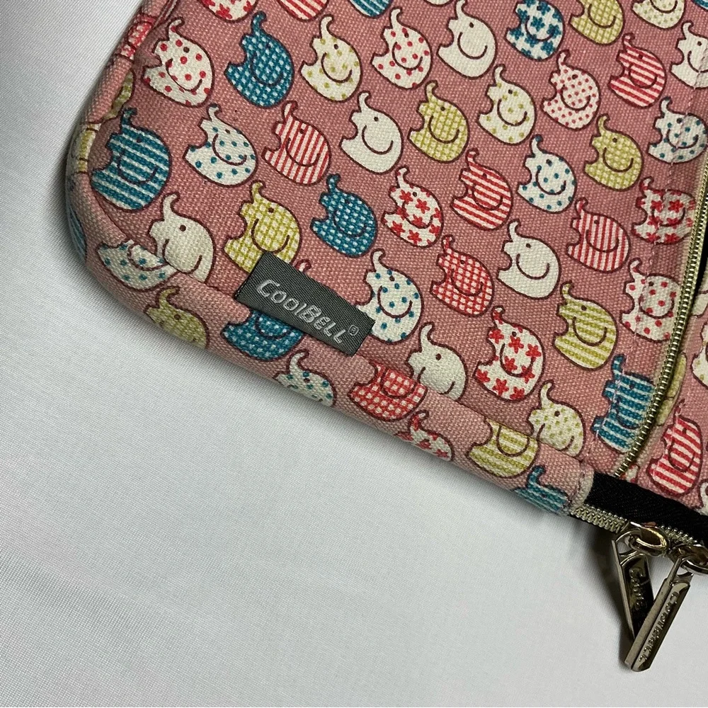 CoolBELL Elephant Print Laptop / iPad Protective Sleeve Approx. 14” x 10”